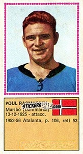 Sticker Poul Rasmussen - Calciatori 1970-1971 n. 561 - Panini