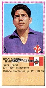 Sticker Juan Alberto Seminario - Calciatori 1970-1971 n. 566 - Panini