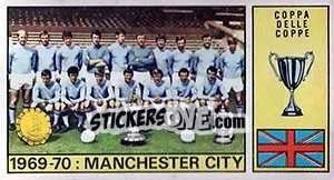 Sticker Manchester City - Calciatori 1970-1971 - Panini