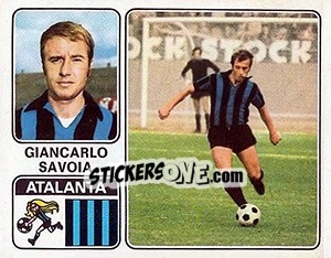 Cromo Giancarlo Savoia - Calciatori 1972-1973 - Panini