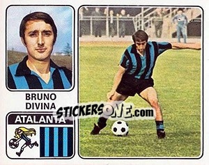 Cromo Bruno Divina - Calciatori 1972-1973 - Panini