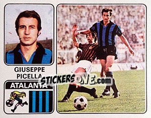 Cromo Giuseppe Picella - Calciatori 1972-1973 - Panini
