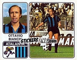 Sticker Ottavio Bianchi - Calciatori 1972-1973 - Panini