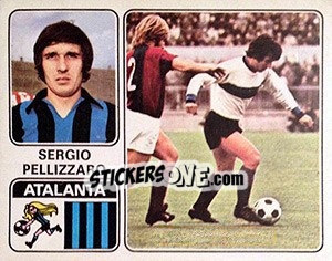 Sticker Sergio Pellizzaro - Calciatori 1972-1973 - Panini