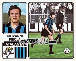 Sticker Giovanni Pirola - Calciatori 1972-1973 - Panini