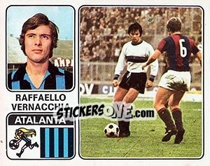 Sticker Raffaello Vernacchia - Calciatori 1972-1973 - Panini
