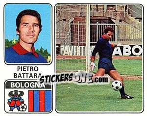 Sticker Pietro Battara - Calciatori 1972-1973 - Panini