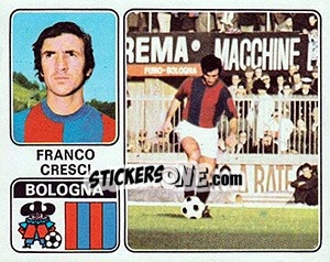 Sticker Franco Cresci - Calciatori 1972-1973 - Panini