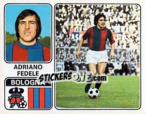 Sticker Adriano Fedele - Calciatori 1972-1973 - Panini