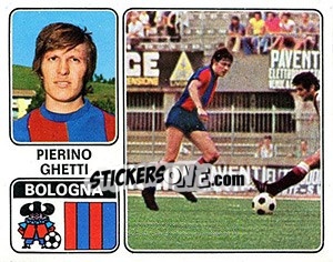 Cromo Pierino Ghetti - Calciatori 1972-1973 - Panini