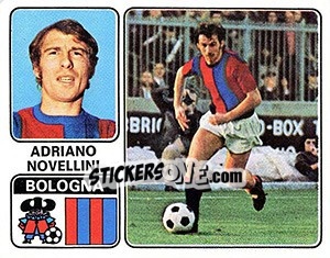 Figurina Adriano Novellini - Calciatori 1972-1973 - Panini