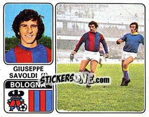 Sticker Giuseppe Savoldi - Calciatori 1972-1973 - Panini