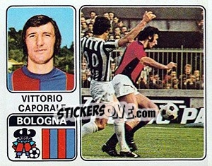 Sticker Vittorio Caporale - Calciatori 1972-1973 - Panini