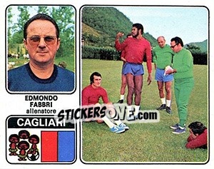 Sticker Edmondo Fabbri - Calciatori 1972-1973 - Panini