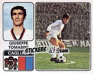 Cromo Giuseppe Tomasini - Calciatori 1972-1973 - Panini