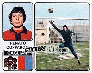 Figurina Renato Copparoni - Calciatori 1972-1973 - Panini