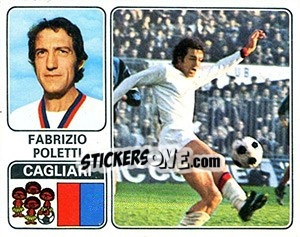 Sticker Fabrizio Poletti - Calciatori 1972-1973 - Panini