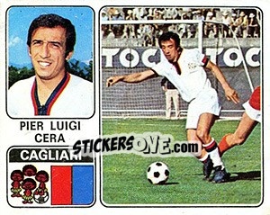 Sticker Pier Luigi Cera - Calciatori 1972-1973 - Panini