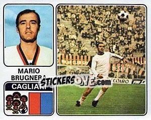 Sticker Mario Brugnera - Calciatori 1972-1973 - Panini