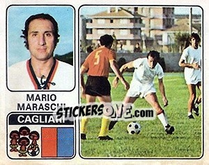 Sticker Mario Maraschi - Calciatori 1972-1973 - Panini