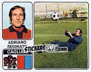 Sticker Adriano Reginato - Calciatori 1972-1973 - Panini