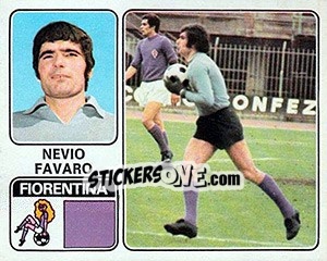 Figurina Nevio Favara - Calciatori 1972-1973 - Panini