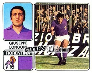 Sticker Giuseppe Longoni - Calciatori 1972-1973 - Panini