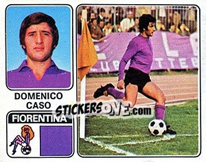 Sticker Domenico Caso - Calciatori 1972-1973 - Panini
