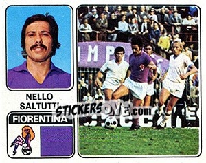Cromo Nello Saltutti - Calciatori 1972-1973 - Panini