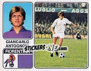 Sticker Giancarlo Antognoni - Calciatori 1972-1973 - Panini