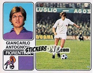 Sticker Giancarlo Antognoni - Calciatori 1972-1973 n. 106 - Panini