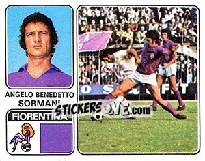 Figurina Angelo Benedetto Sormani - Calciatori 1972-1973 - Panini