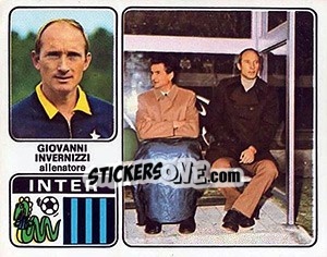 Figurina Giovanni Invernizzi - Calciatori 1972-1973 - Panini