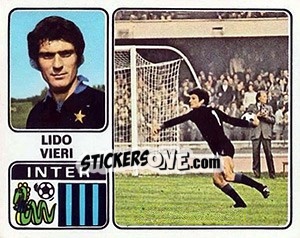 Sticker Lido Vieri - Calciatori 1972-1973 - Panini