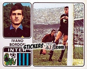 Sticker Ivano Bordon - Calciatori 1972-1973 - Panini