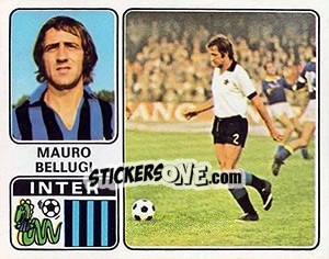 Sticker Mauro Bellugi - Calciatori 1972-1973 - Panini