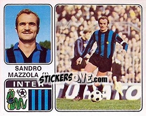 Cromo Sandro Mazzola - Calciatori 1972-1973 - Panini