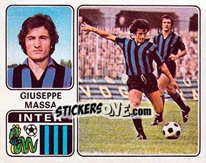 Cromo Giuseppe Massa - Calciatori 1972-1973 - Panini