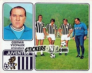 Sticker Cestmir Vycpalek - Calciatori 1972-1973 - Panini