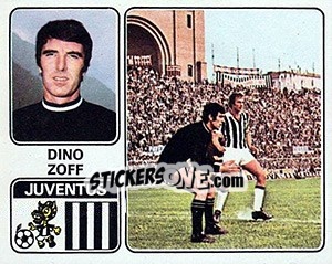 Figurina Dino Zoff - Calciatori 1972-1973 - Panini