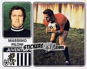 Sticker Massimo Piloni - Calciatori 1972-1973 - Panini