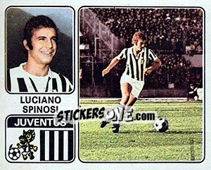 Sticker Luciano Spinosi - Calciatori 1972-1973 - Panini