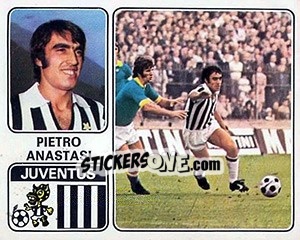 Figurina Pietro Anastasi - Calciatori 1972-1973 - Panini