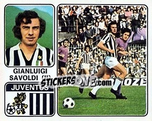 Sticker Gianluigi Savoldi - Calciatori 1972-1973 - Panini