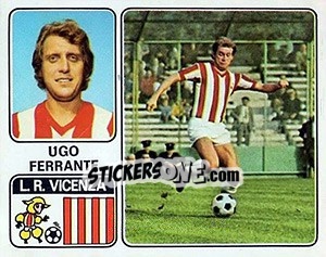 Sticker Ugo Ferrante - Calciatori 1972-1973 - Panini