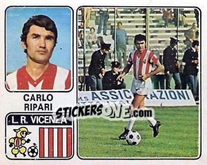 Cromo Carlo Ripari - Calciatori 1972-1973 - Panini