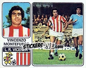 Sticker Vincenzo Montefusco - Calciatori 1972-1973 - Panini
