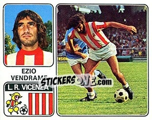 Figurina Ezio Vendrame - Calciatori 1972-1973 - Panini