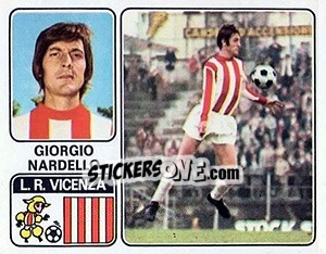 Sticker Giorgio Nardello - Calciatori 1972-1973 - Panini