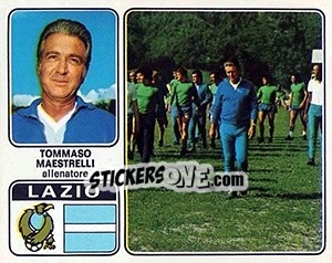 Figurina Tommaso Maestrelli - Calciatori 1972-1973 - Panini